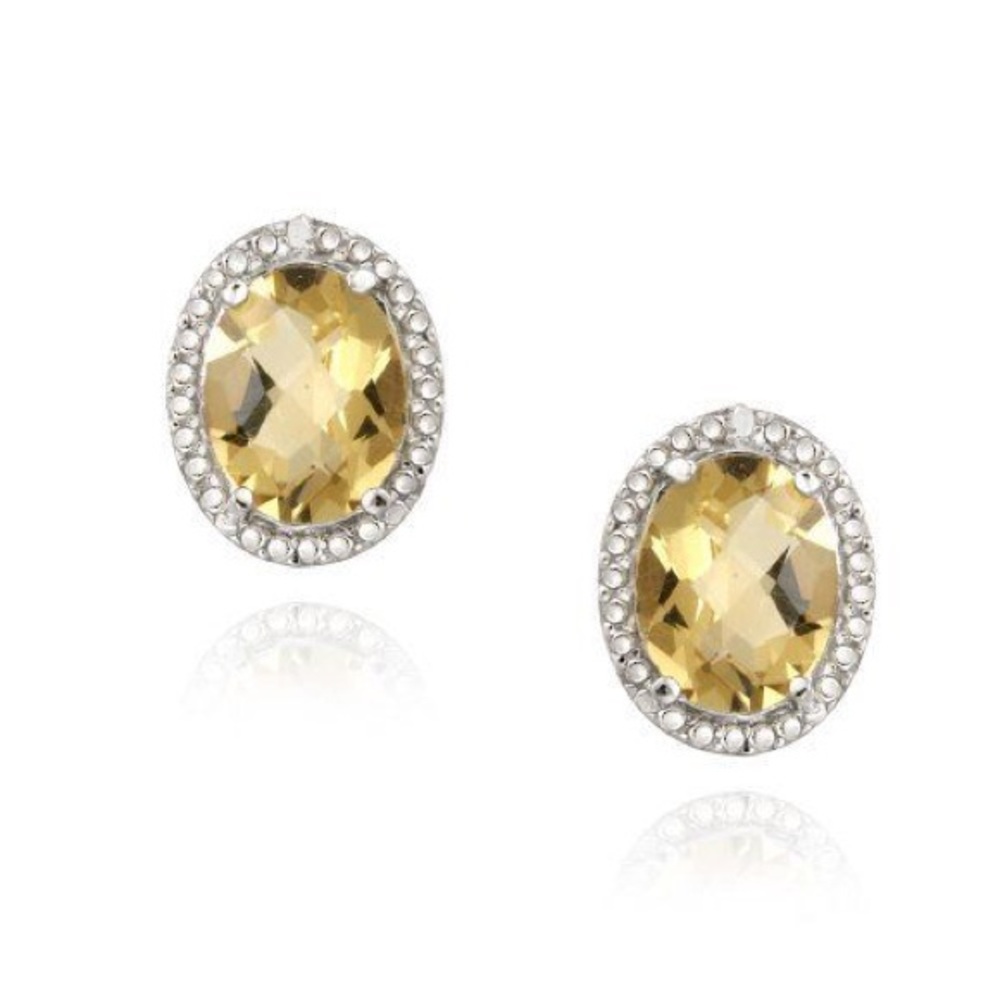 Brand New Citrine Earrings